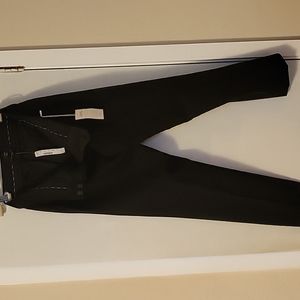 J. Crew 365 Black Wool Stretch Straight Leg Trousers 8P